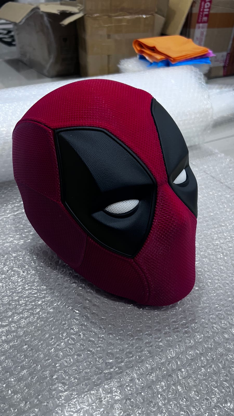 #D807 deadpool 3 helmet with Claw Damage Do3D