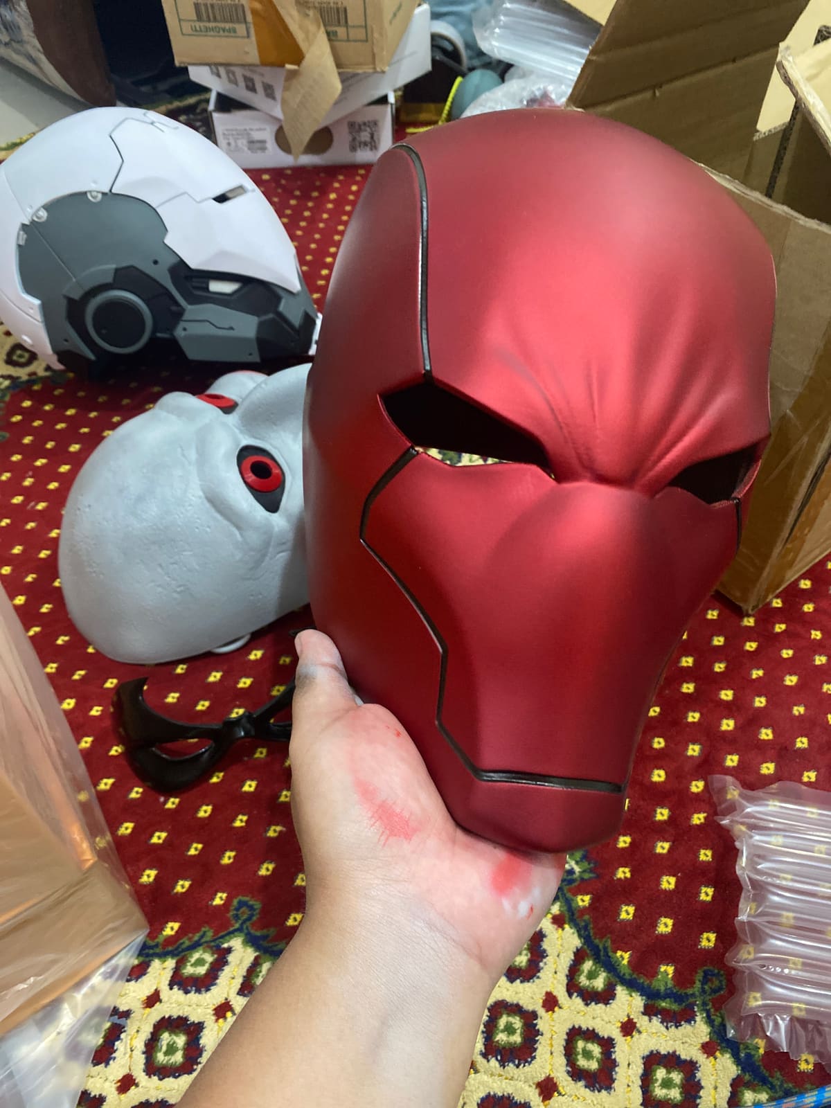 #3329 Redhood Rebirth V2 helmet